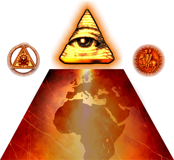 Click And Drag To Re-position The Image, If Desired - Secret Societies And The Global Conspiracy (600x550), Png Download