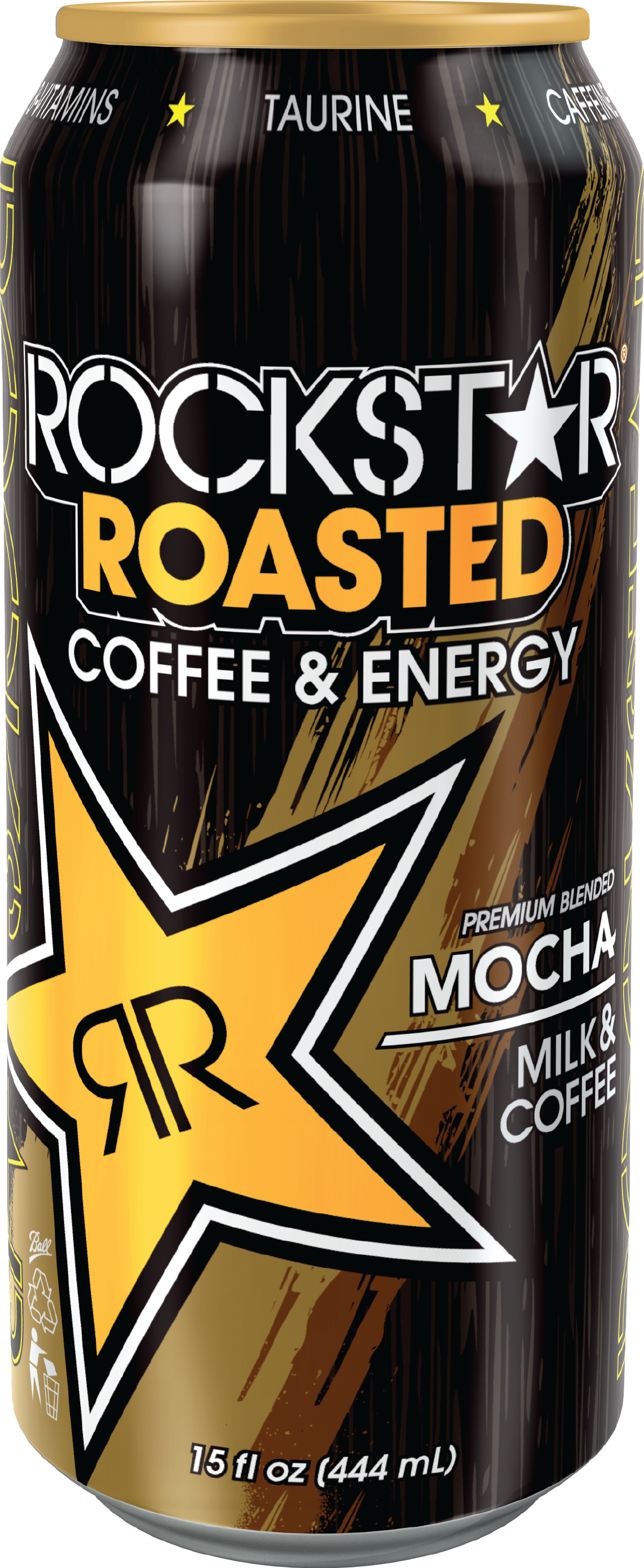 Rockstar Roasted Mocha - Rockstar Energy Drink (1142x2779), Png Download