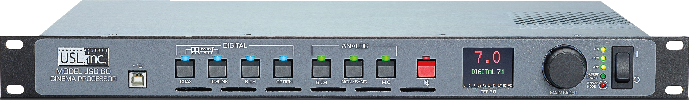 Jsd 60 A4 - Usl Jsd 80 Cinema Processor (2429x947), Png Download