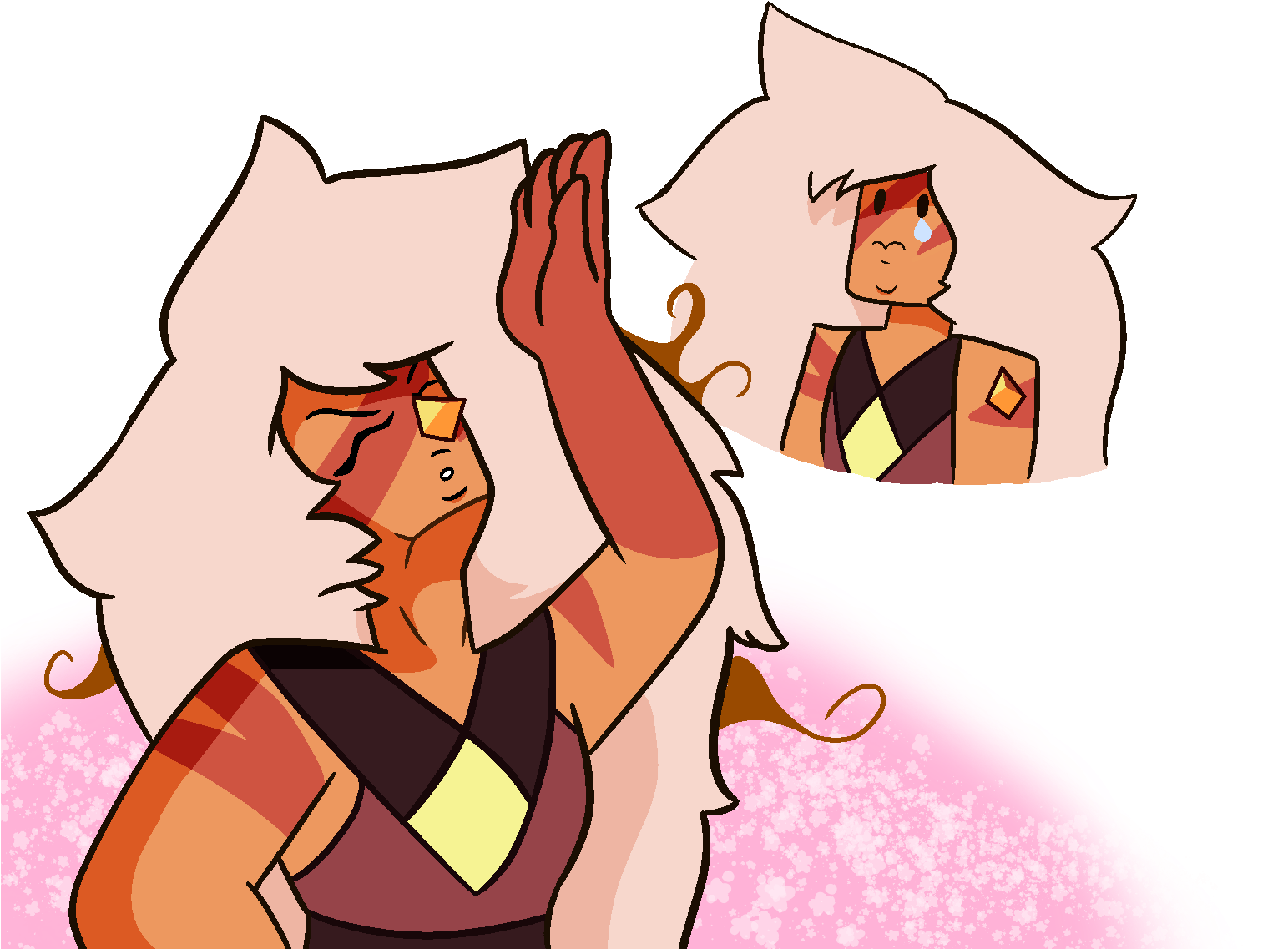 Jaspers And Noses - Steven Universe Noses (1600x1200), Png Download