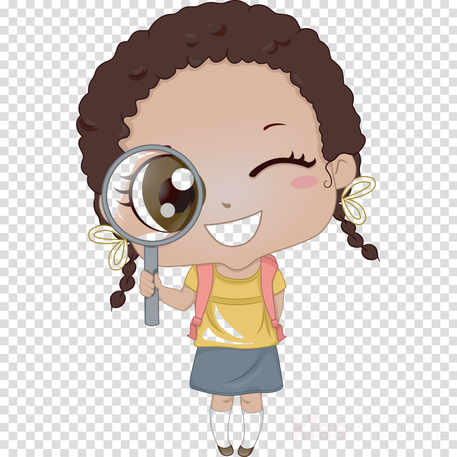 Black Girl With Magnifying Glass Clipart Stock Photography - Lorin Ladybug And Operation Lost Teddy Bear (900x900), Png Download