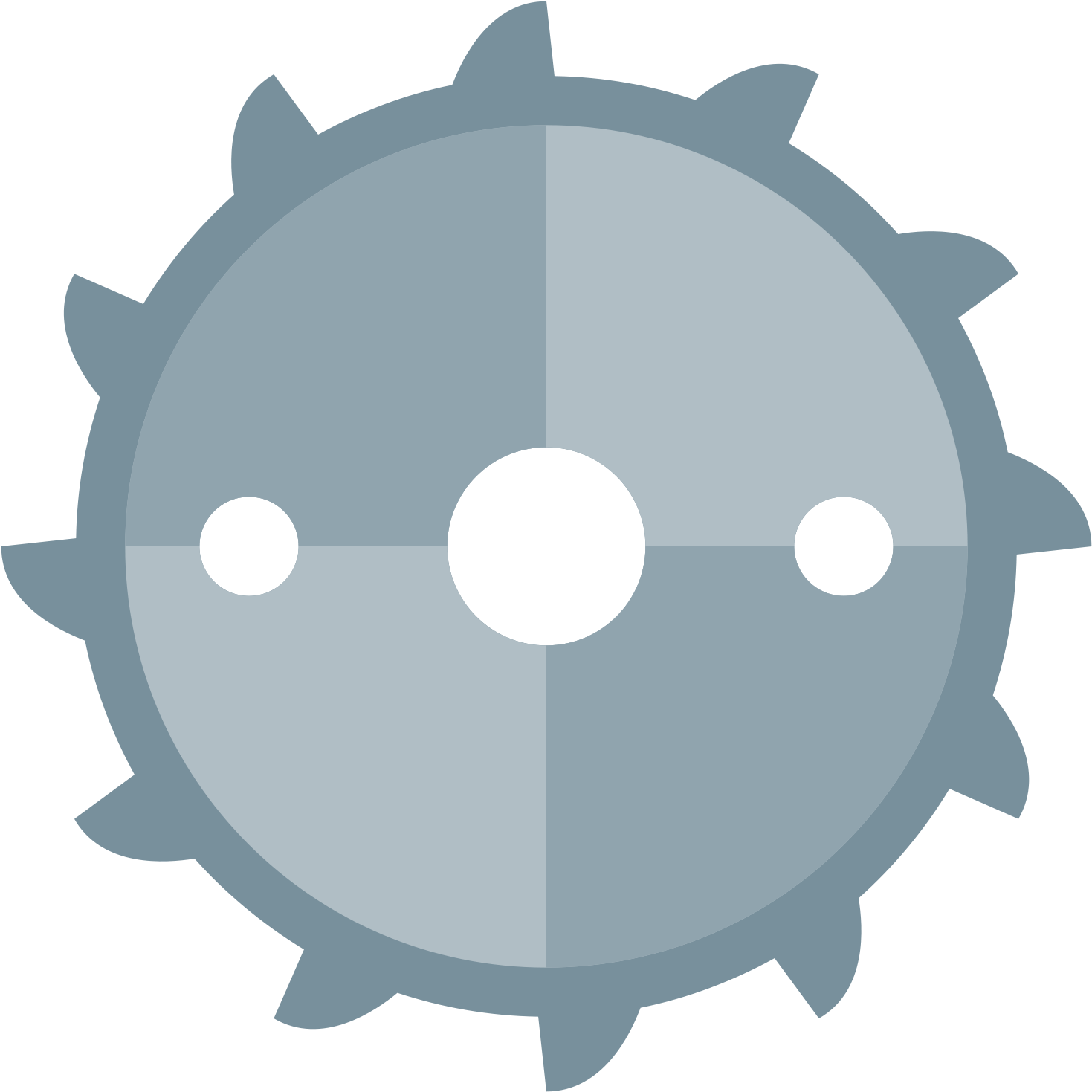 Ostrze Piły Icon - Sawblade Icon (1600x1600), Png Download