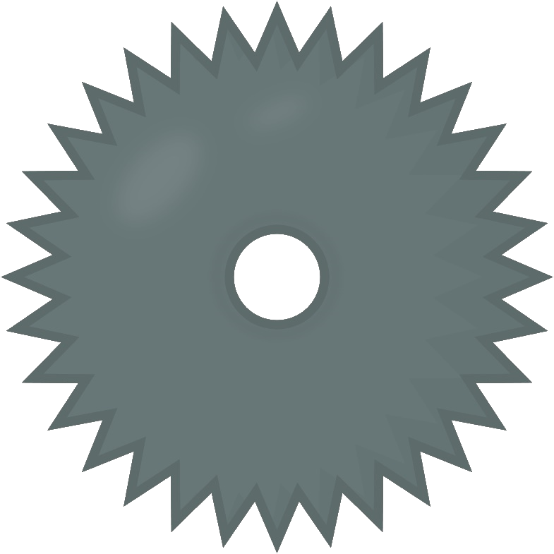 Saw Blade V2 - Dji Focus Extended Motor Gear (mod 0.8) (785x785), Png Download