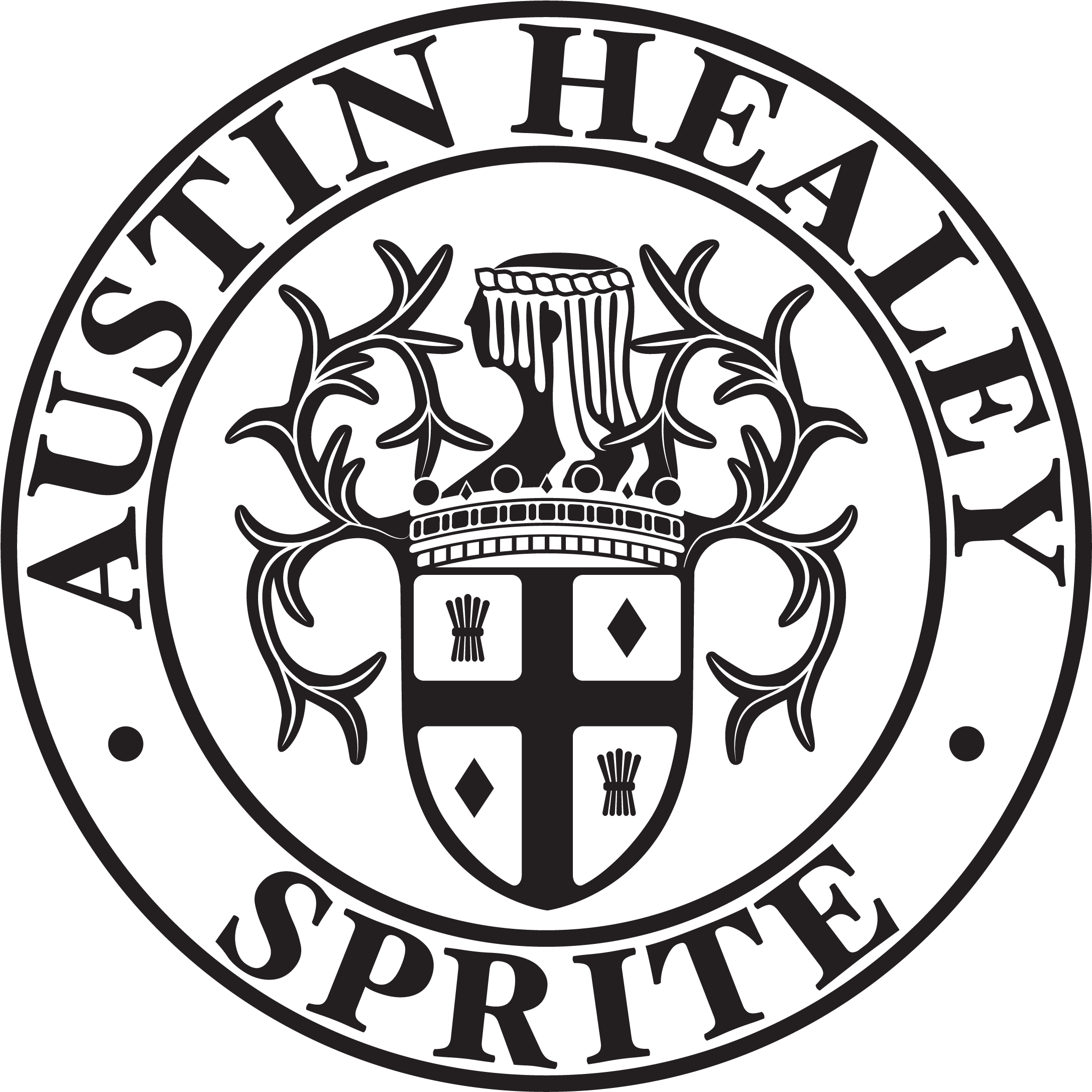 Austin Healey - Austin Healey Sprite Logo (3000x3000), Png Download