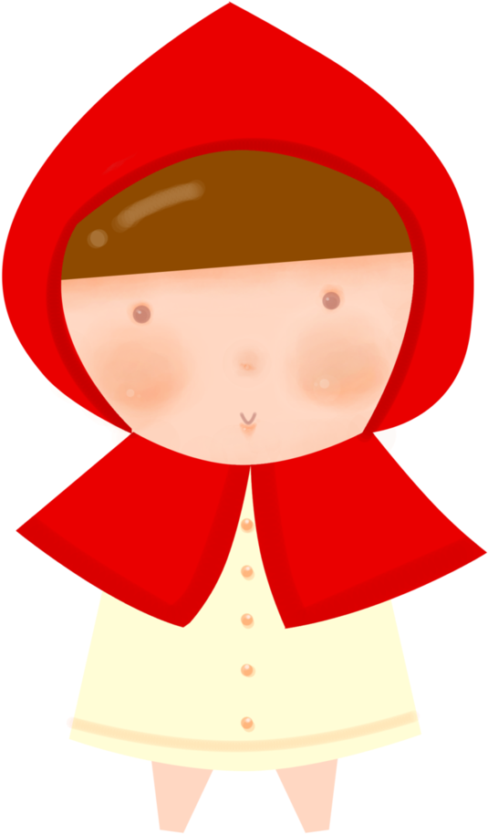 Little Red Riding Hood Png (750x1064), Png Download