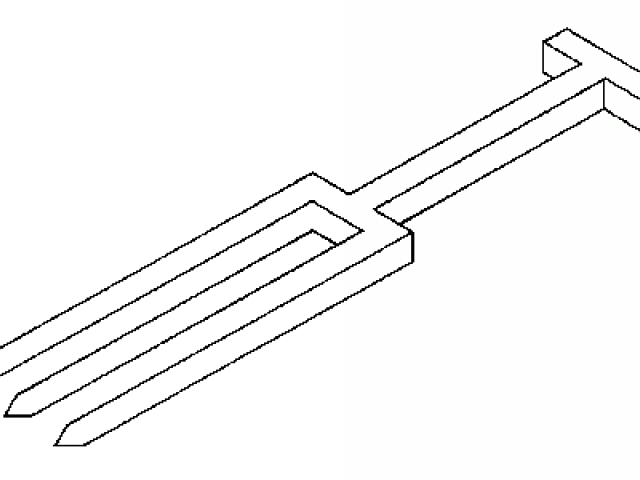 Drawn Illusion Bar - Denim (640x480), Png Download
