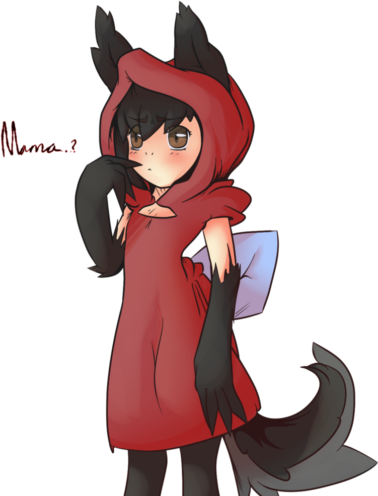 Hooded Drawing Little Red Riding Hood Jpg Freeuse Download - Drawing (793x1007), Png Download