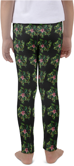 Kid's Leggings, Radish, Carrots, Kale Mandala - Leggings (588x588), Png Download