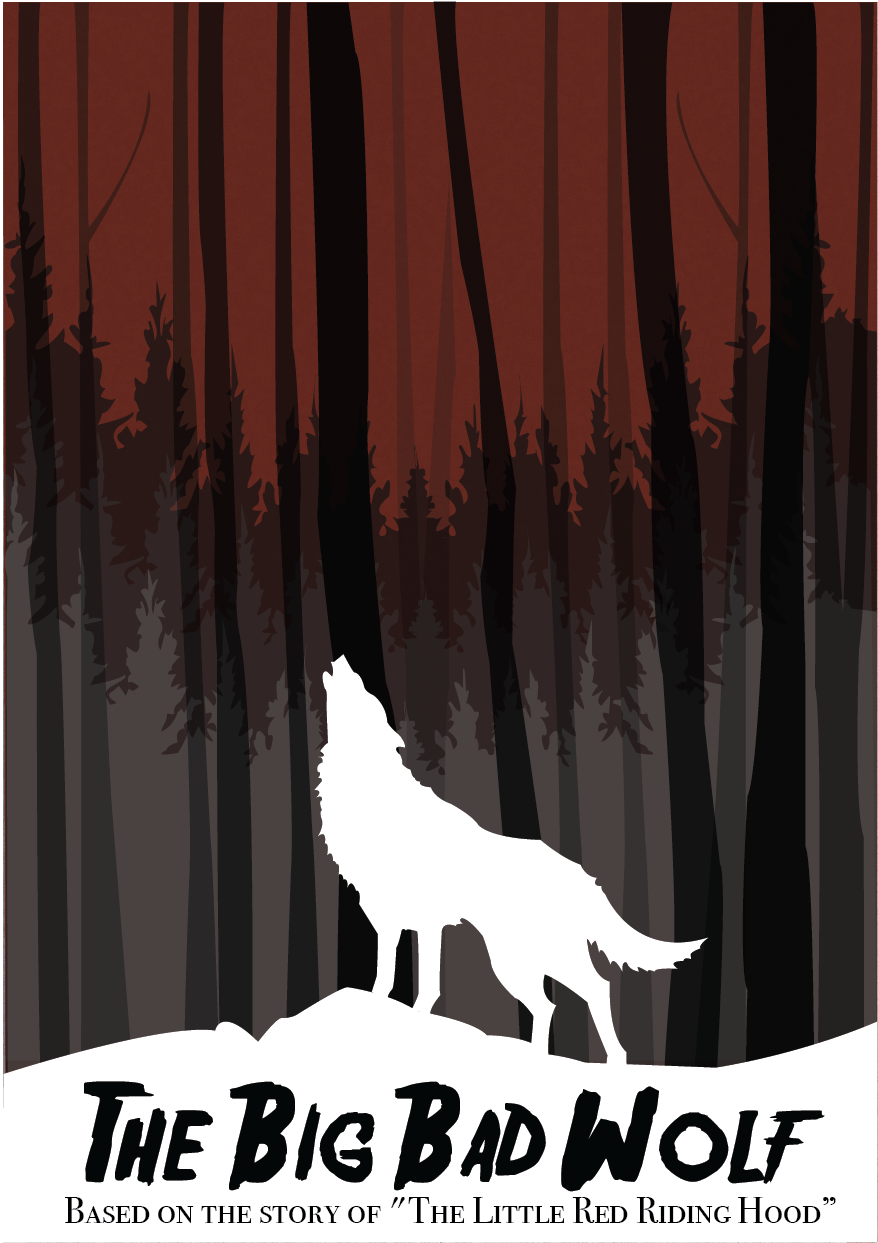 Little Red Riding Hood - Poster (1025x1391), Png Download