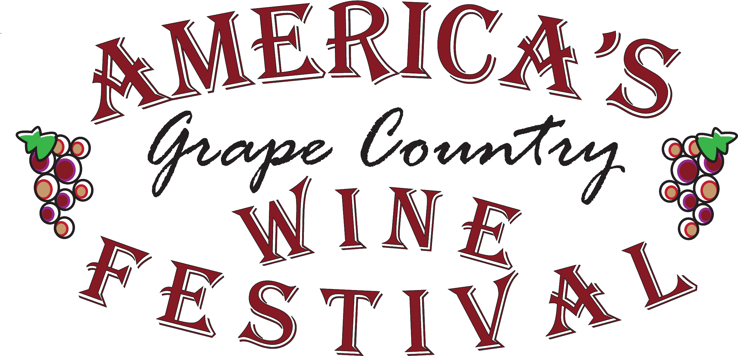 Dunkin Donuts Clipart Dunkirk - Logo Grape Fest (2700x1288), Png Download