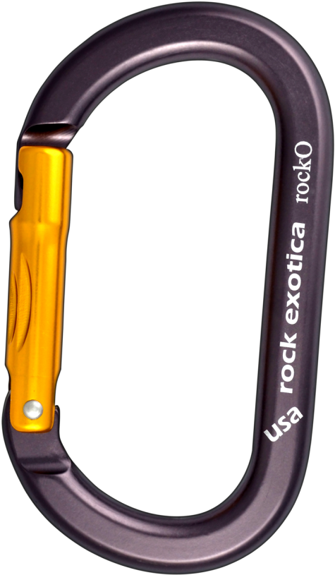 Non-locking Carabiners - Rock Exotica Rocko Non-locker Carabiner (650x866), Png Download