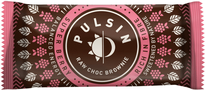 Protein Superberry Brownie - Pulsin Raspberry And Goji (800x566), Png Download
