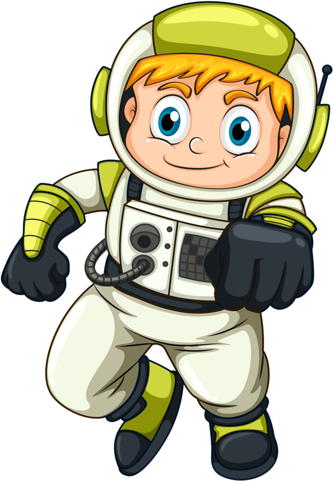 Space - Astronaut Clipart (714x1024), Png Download