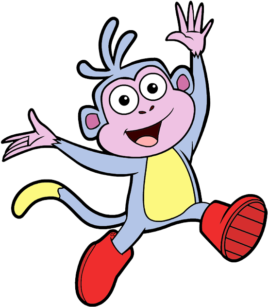 Astronaut Clipart Boot - Boots In Dora The Explorer (562x646), Png Download