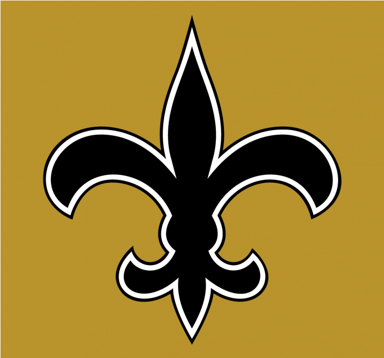 New Orleans Saints Iron Ons - New Orleans Saints Logo (750x930), Png Download