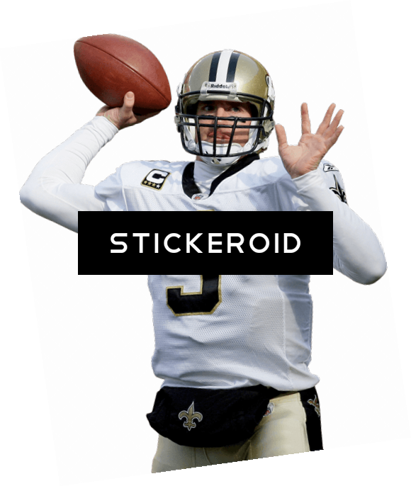 New Orleans Saints Player - Kick American Football (580x686), Png Download