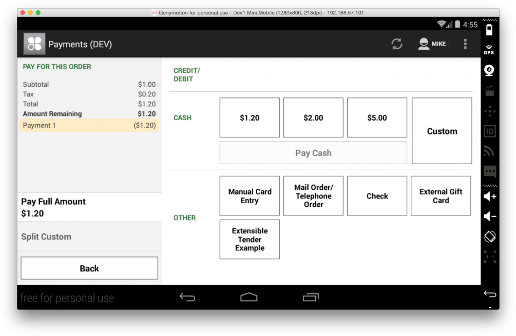 Merchant-facing Button In The Register App - Technical Support (1024x672), Png Download