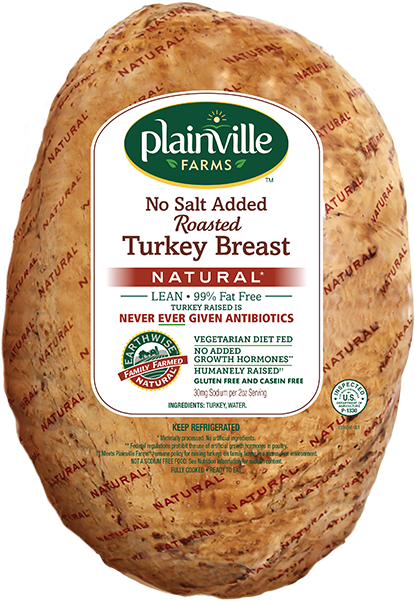 Natural* No Salt Added Turkey Breast - Plainville All Natural Turkey Breast (600x600), Png Download