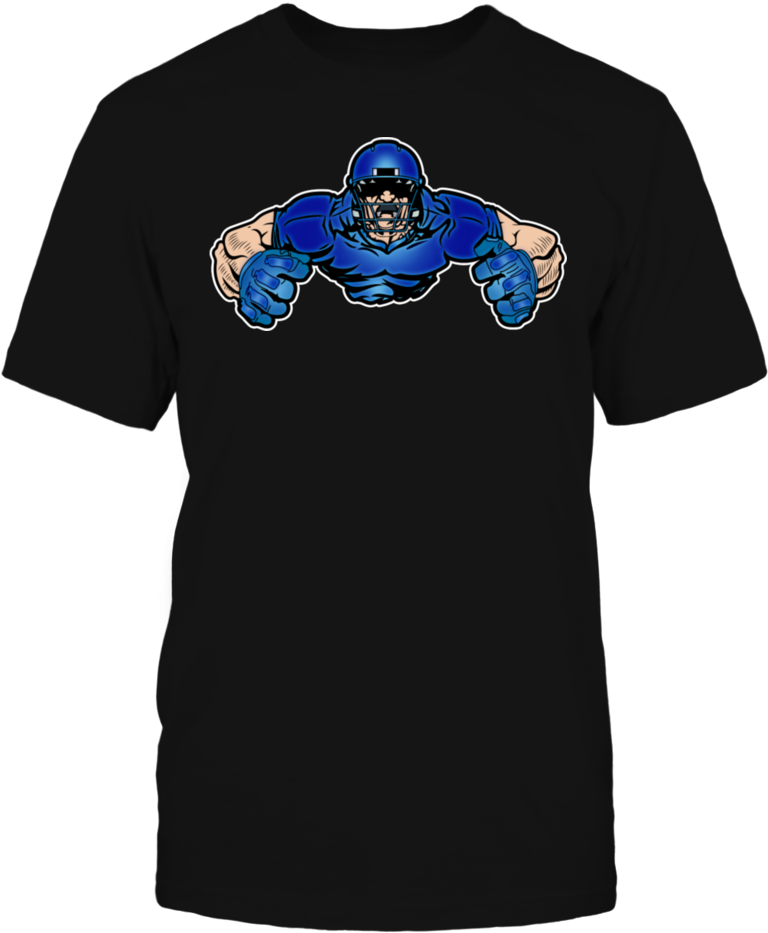 American Football Player T Shirt T Shirt, American - Maryland Hell In A Shell Shirt (1000x1000), Png Download