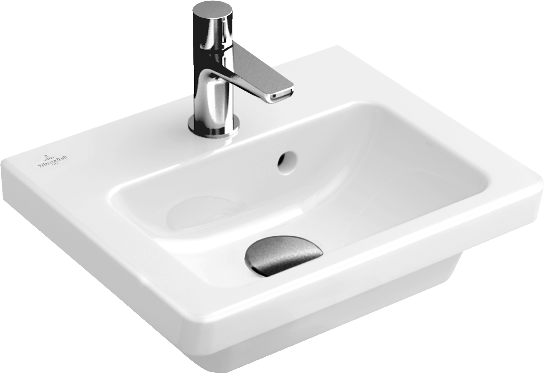 Villeroy & Boch Subway 2.0 - Hand Wash Basin 370 (1750x1204), Png Download