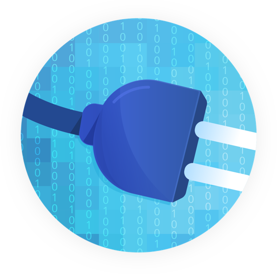 Intersection Of Digital Technology And Energy Systems - Circle (564x558), Png Download