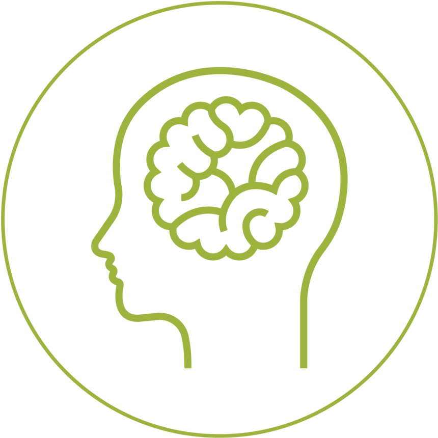 Head Heart Hands Icon Cutout Head Icon (1000x1000), Png Download