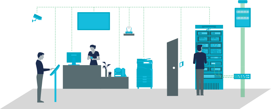 Really High Speed Connectivity - Network (887x358), Png Download