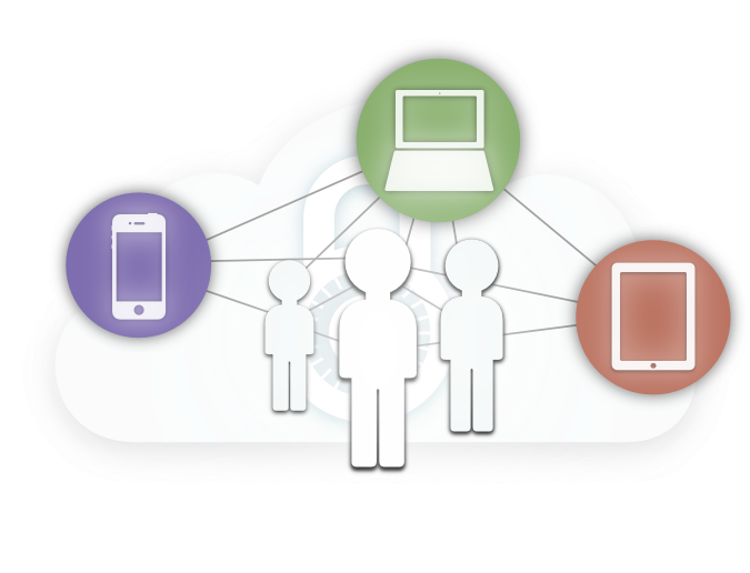 Computer Network Design Graphic - Estmob Inc. (702x525), Png Download