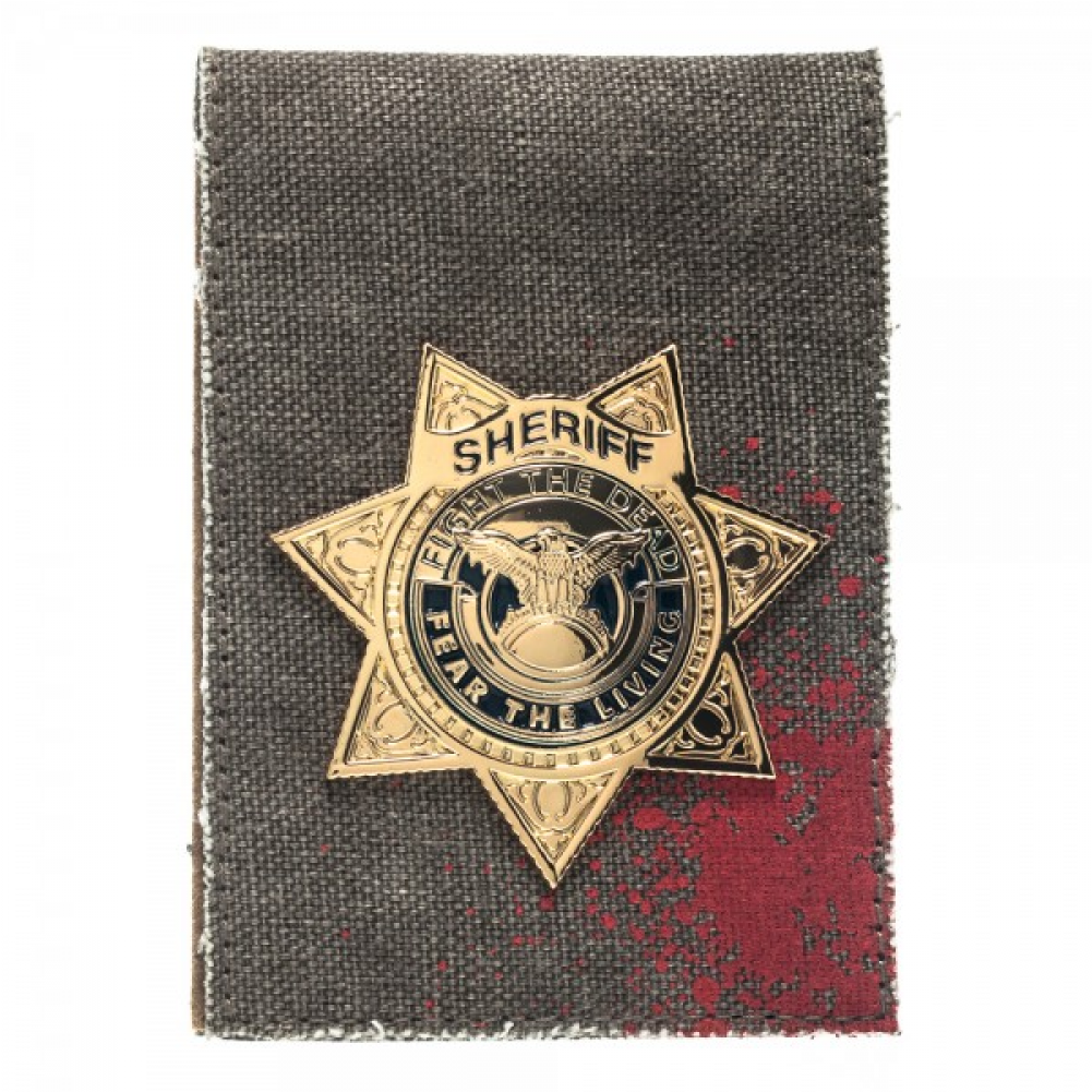 The Walking Dead Sheriff Badge Wallet - Walking Dead Badge Wallet - Tri-colour (1000x1231), Png Download