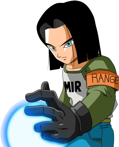 Renders Backgrounds Logos - Androide 17 Dragon Ball Z Render (736x638), Png Download