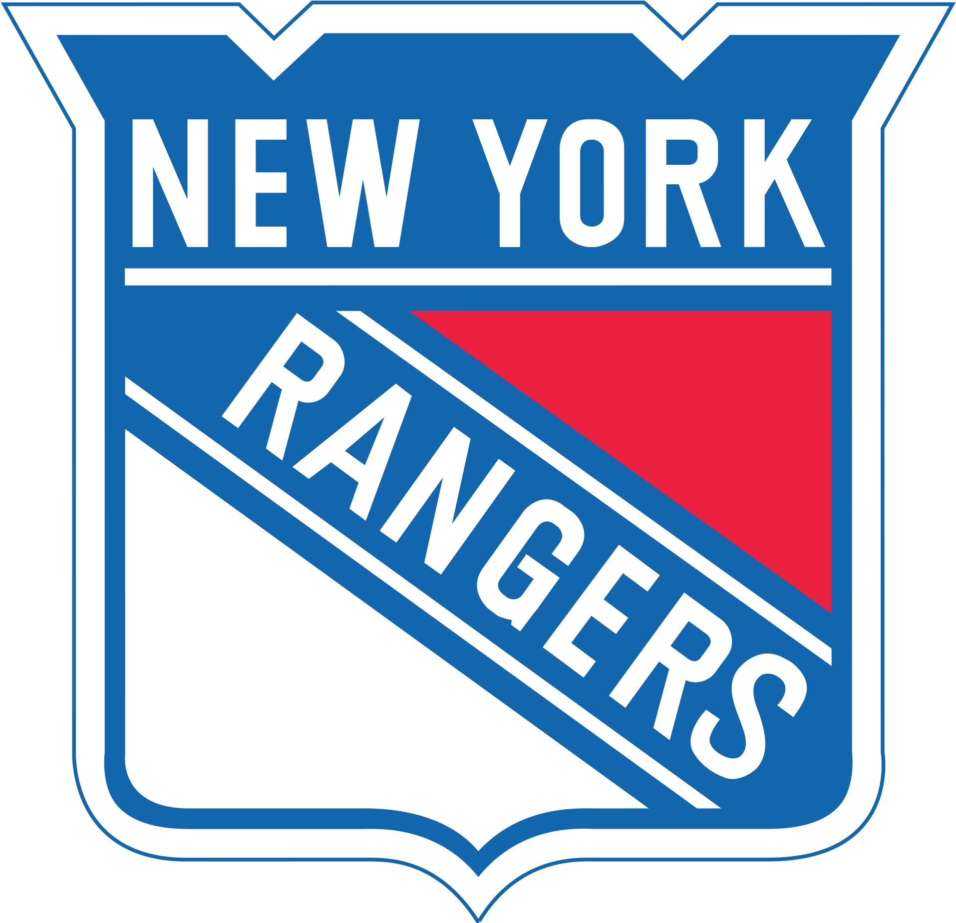 New Orleans Hornets Logo Png - New York Rangers Sign (2000x1940), Png Download