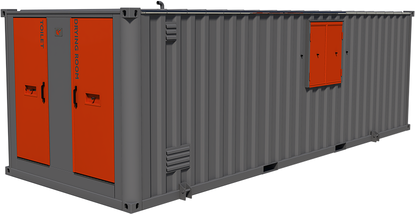 Static Welfare Cabins Canteen - Hotel (900x540), Png Download