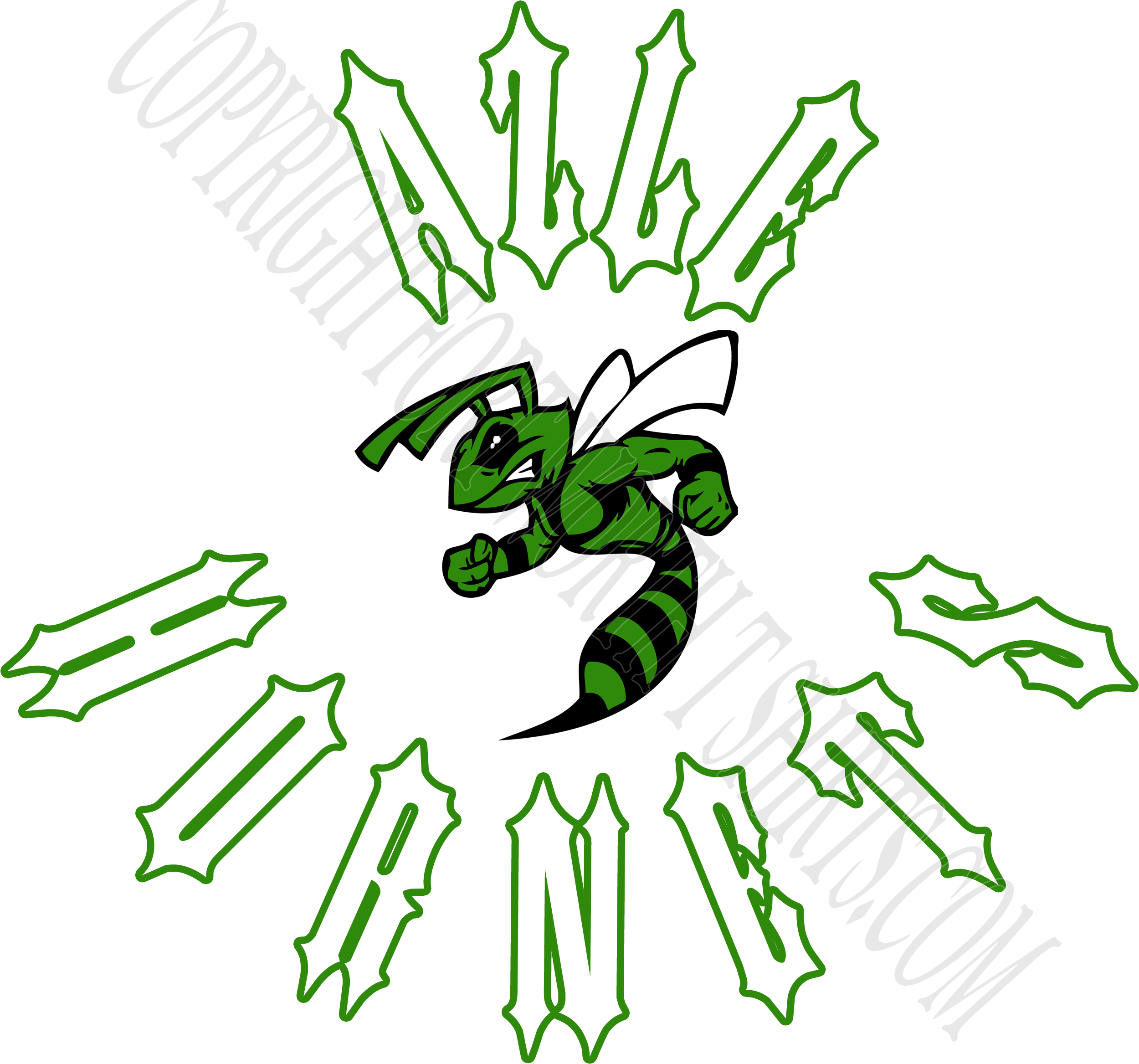 Banner Free Stock Hornets Logos - Characteristics Of Common Wasps And Bees (2500x2335), Png Download