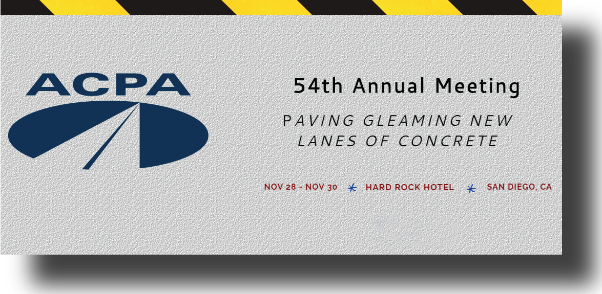 “paving Gleaming New Lanes Of Concrete” Is The Theme - Acpa (1175x575), Png Download