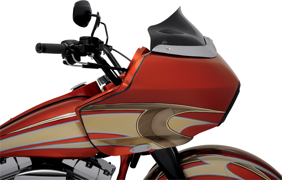 Klock Werks Black 8" Flare Windshield 98-13 Harley - Klock Werks Flare Windshield Dark Smoke 12" (1200x768), Png Download