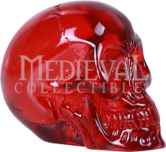 Set Of 4 Mini Red Skulls - Skull (559x559), Png Download