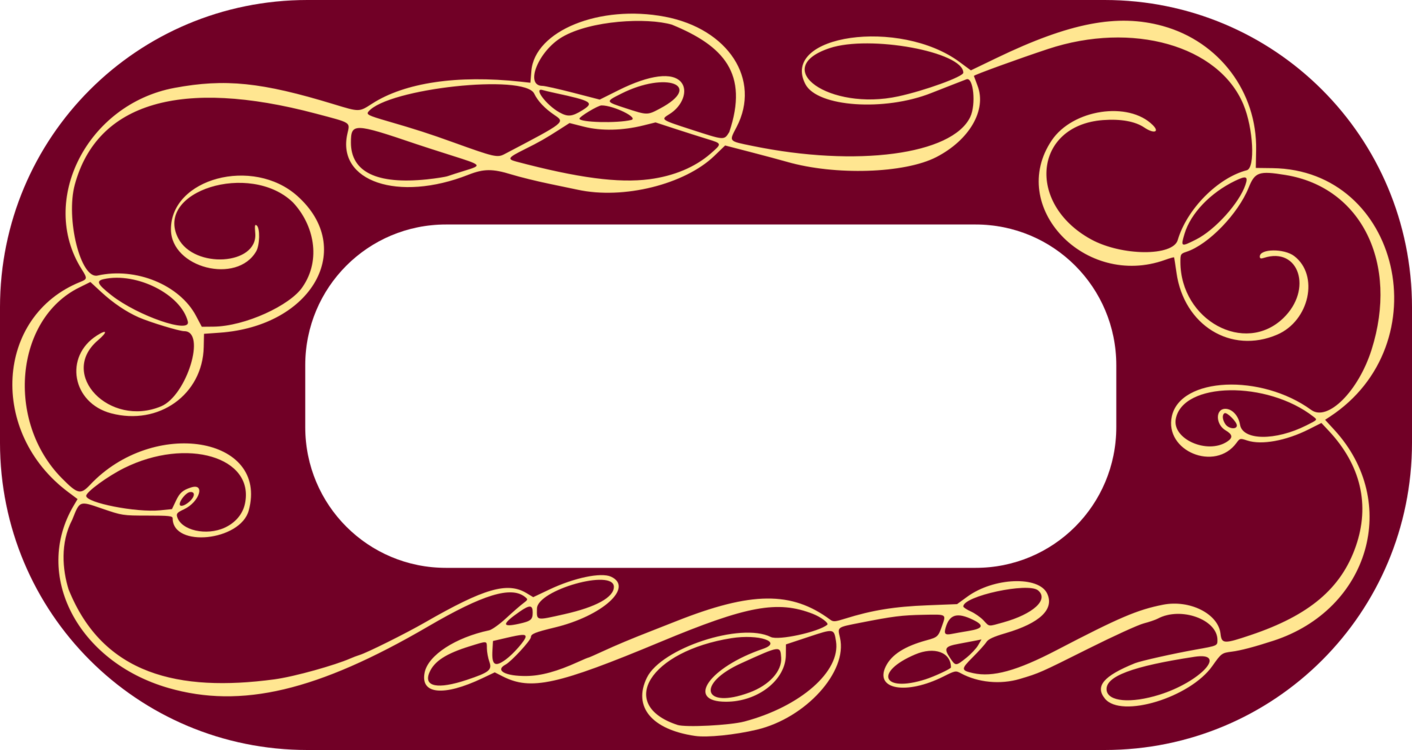 Picture Frames Red Computer Icons Ornament Painting - Clip Art (1412x750), Png Download