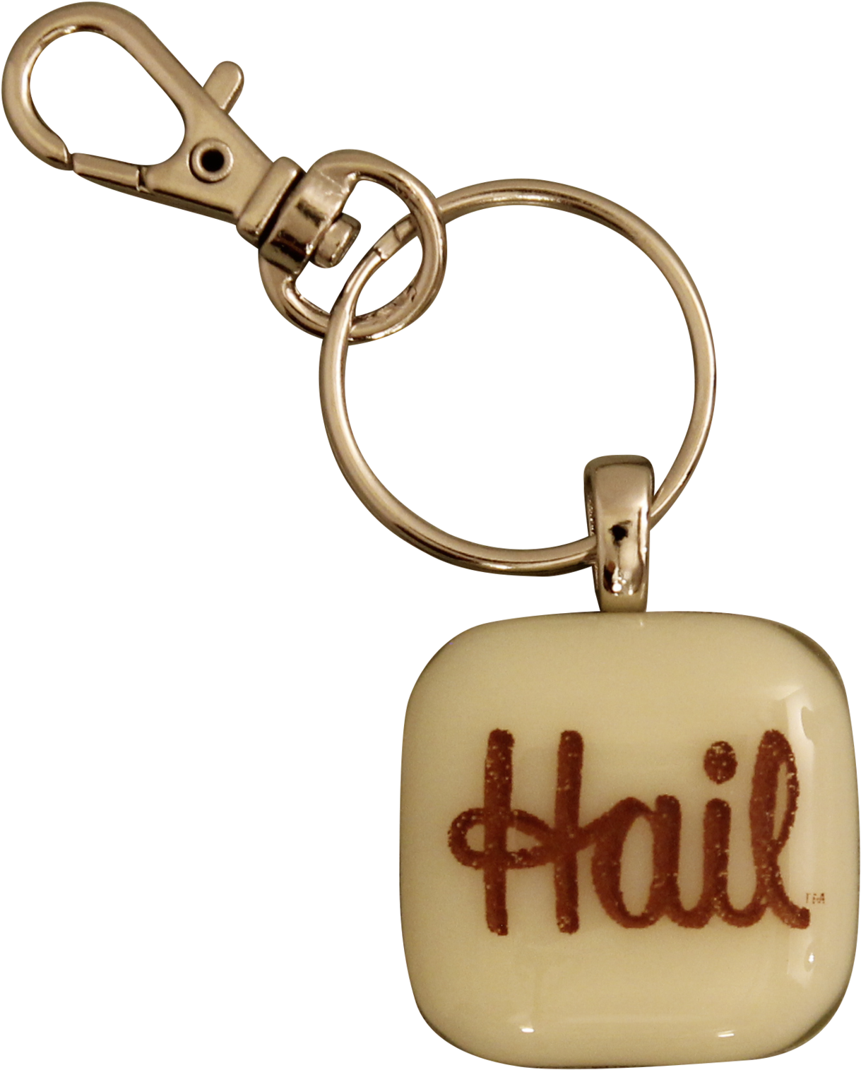 University Of Michigan Hail Michigan Glass Key Chain - Michigan (2000x2000), Png Download