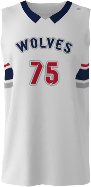 Wolves Custom Dye Sublimated Basketball Uniform - Basketball (1024x1024), Png Download