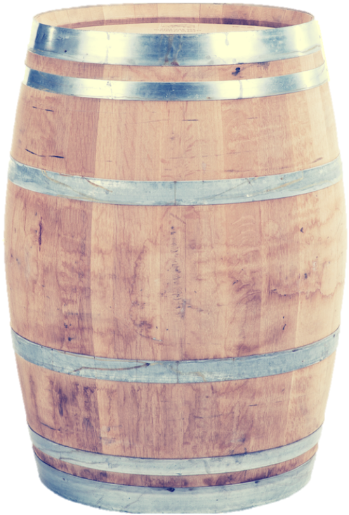 Oak Wine Barrel (588x800), Png Download