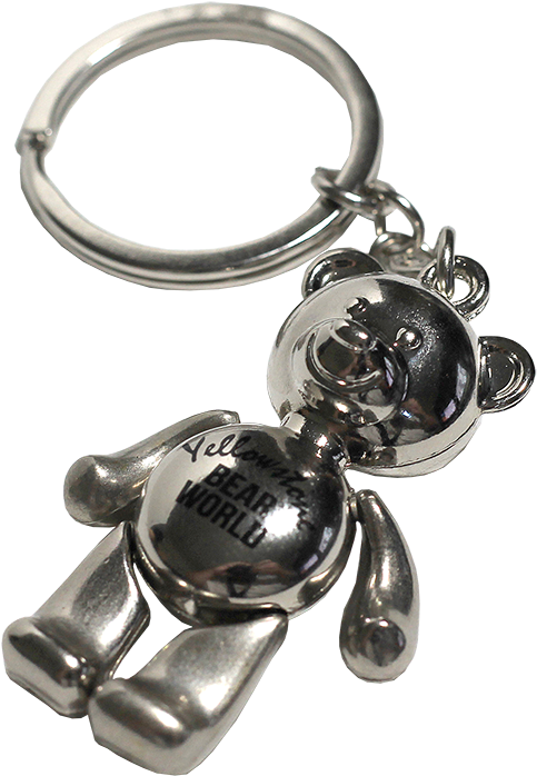 Teddy Bear Keychain Yellowstone Bear World - Keychain (800x800), Png Download