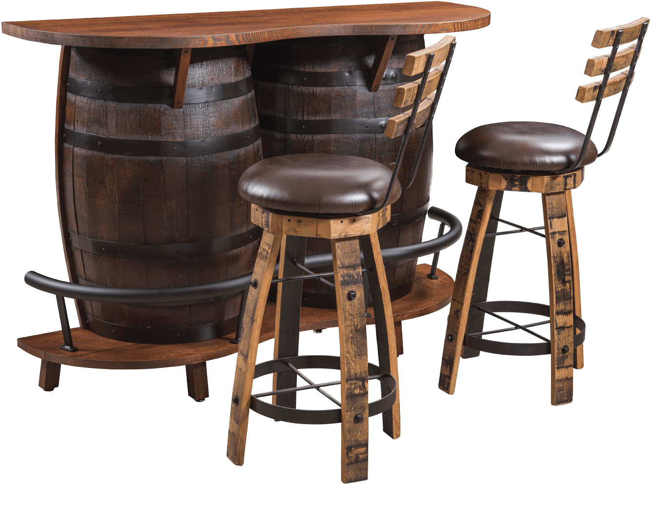 Bar Table - Barrel (1360x1130), Png Download