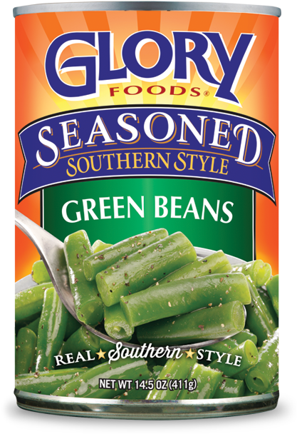 Seasoned Green Beans - Glory Foods Seasoned Country Cabbage, Southern Style (600x700), Png Download