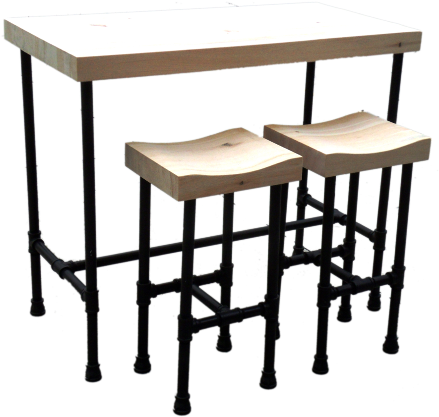 Distillery Pub Table - Econoco Psntsset Pipeline Small Nesting Table With (1024x921), Png Download