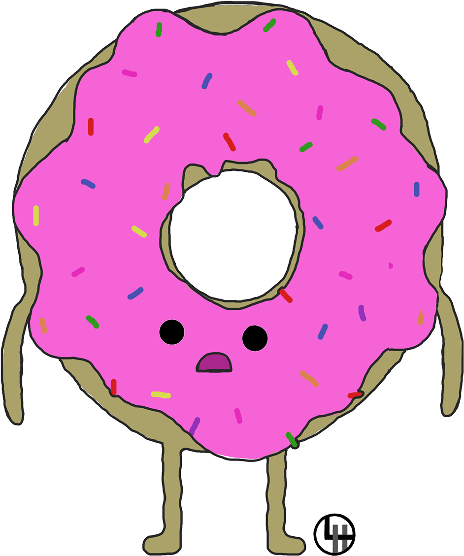 At The Moment There Are Only Four Characters For Cute - Cute Food Characters Png (1400x1543), Png Download
