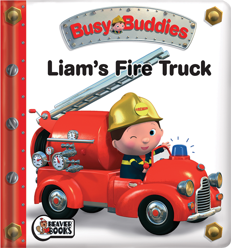 Liam's Fire Truck - Le Camion De Leon (800x1024), Png Download