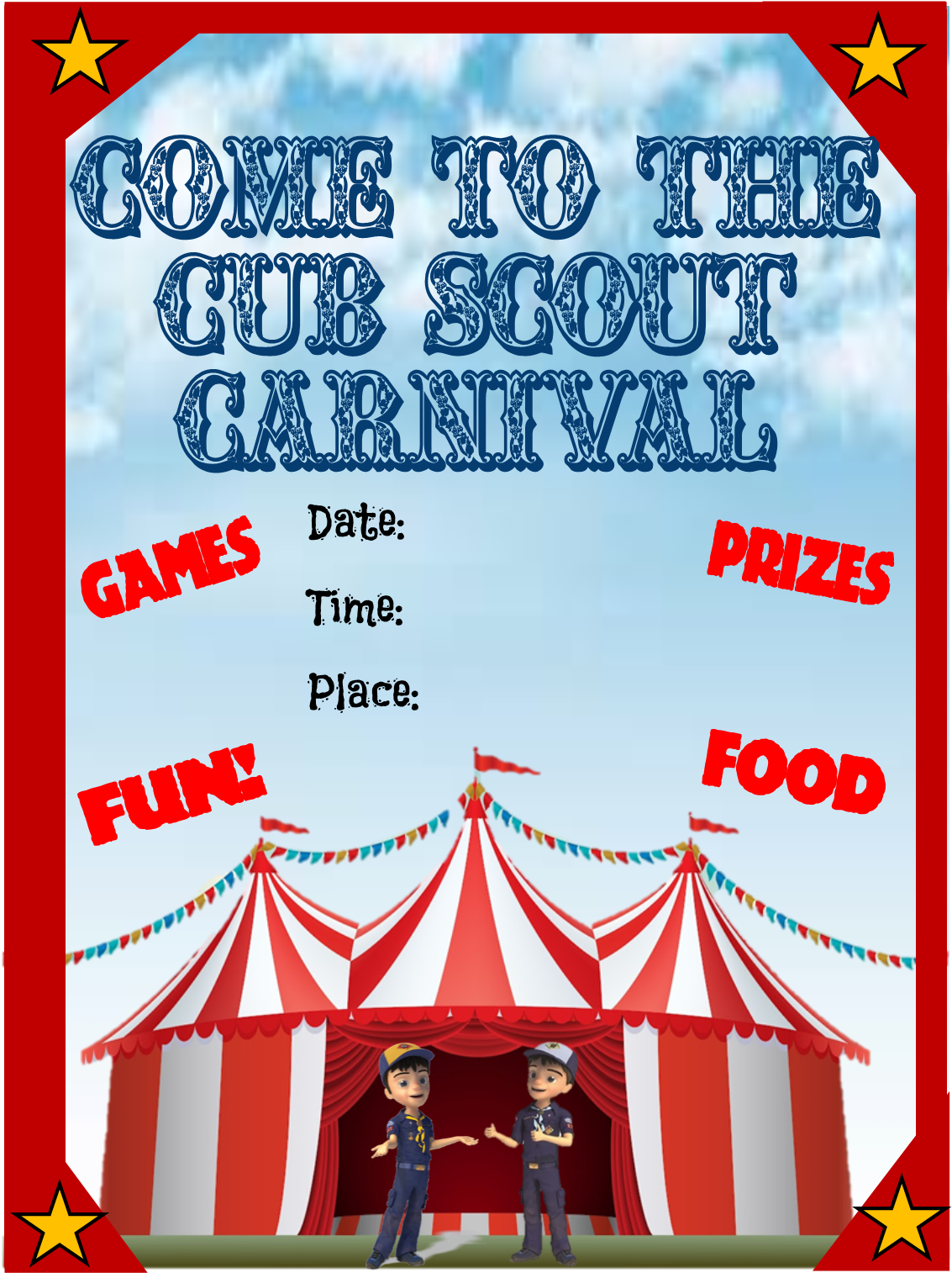 Carnival-invite - Holt The Circus A Suite For Piano Solo (1367x1617), Png Download