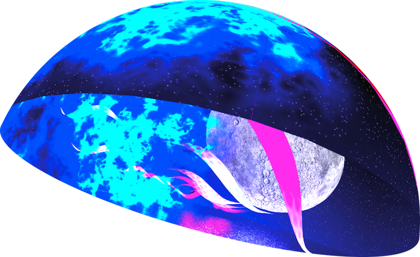 Moon (850x520), Png Download