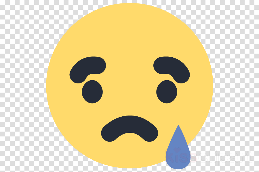 Icon Sad Facebook Gif Png Clipart Computer Icons Emoticon - Sad Emoji Facebook Png (900x600), Png Download