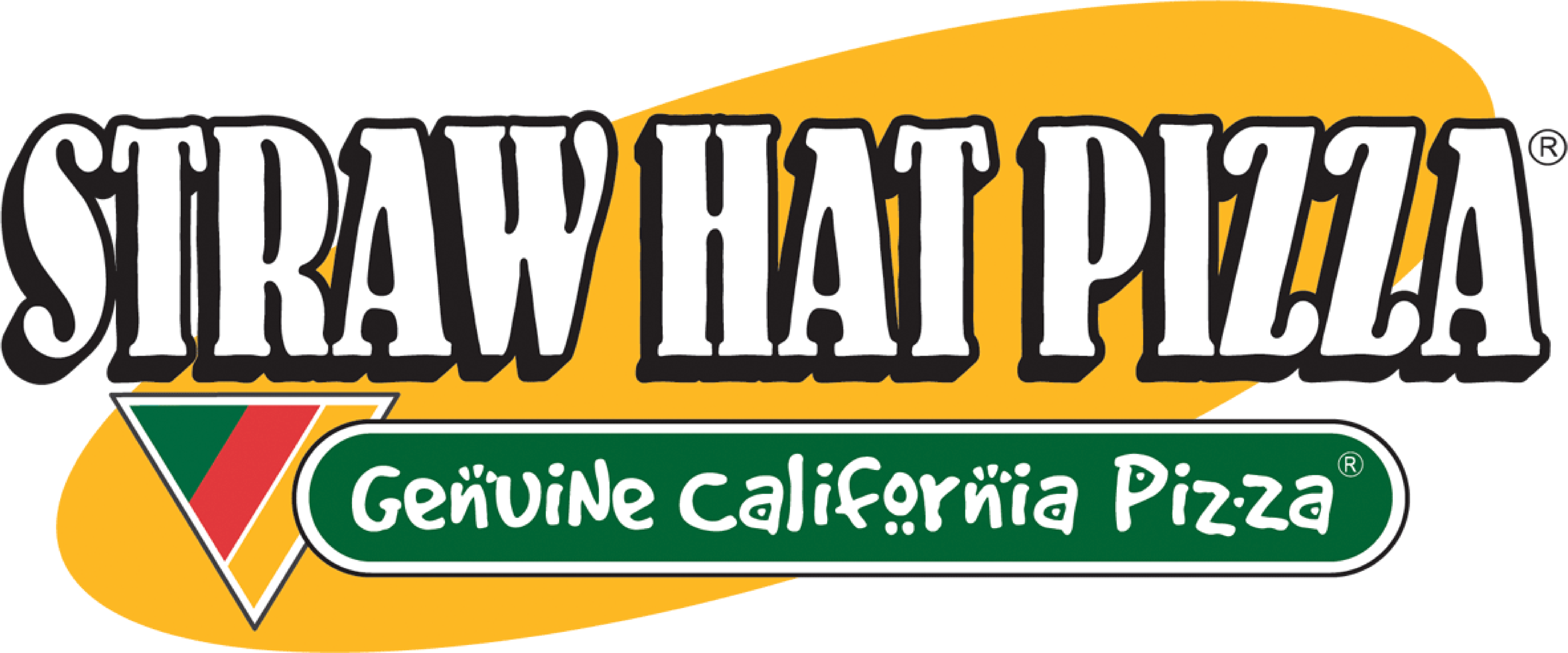 Straw Hat Pizza Logo (6600x6600), Png Download
